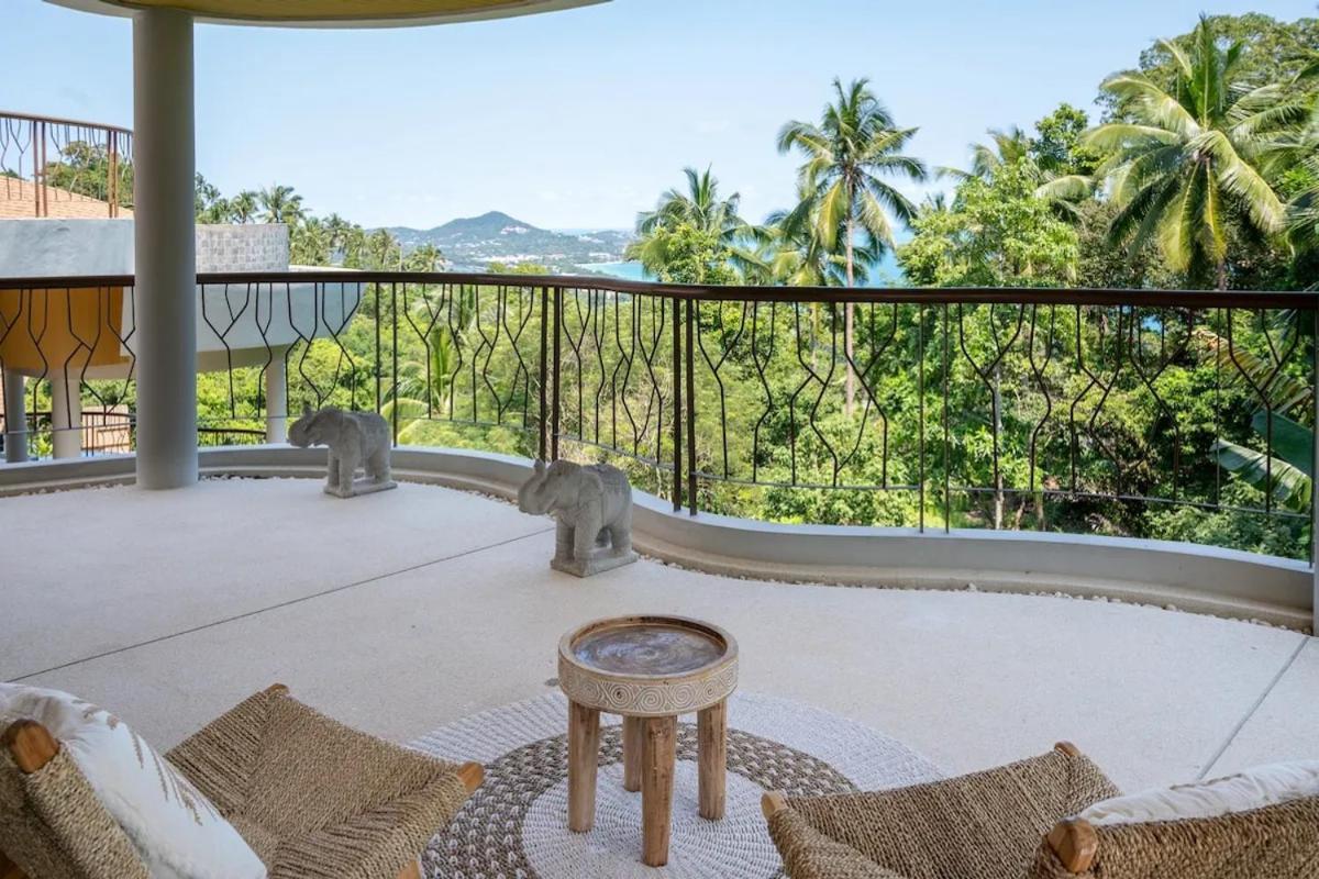 Villa Lola 2Br - Private Infinity Pool & Sea View Pantai Chaweng Luaran gambar