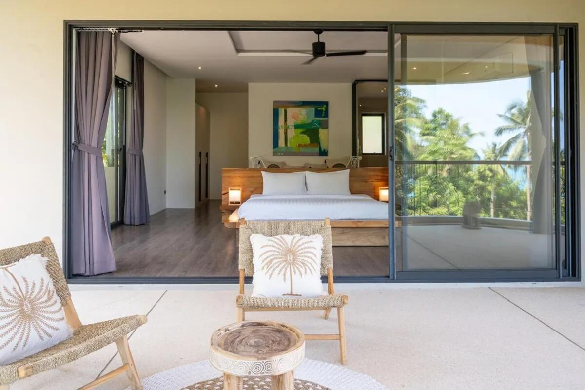 Villa Lola 2Br - Private Infinity Pool & Sea View Pantai Chaweng Luaran gambar