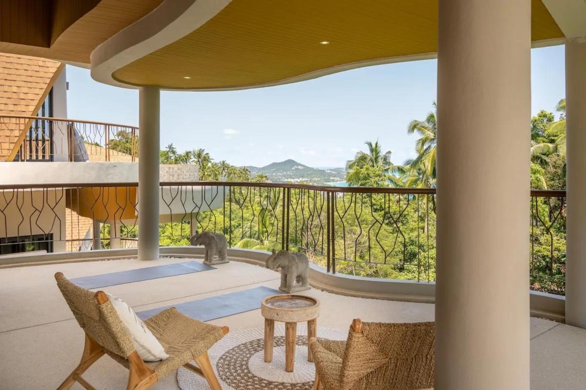 Villa Lola 2Br - Private Infinity Pool & Sea View Pantai Chaweng Luaran gambar
